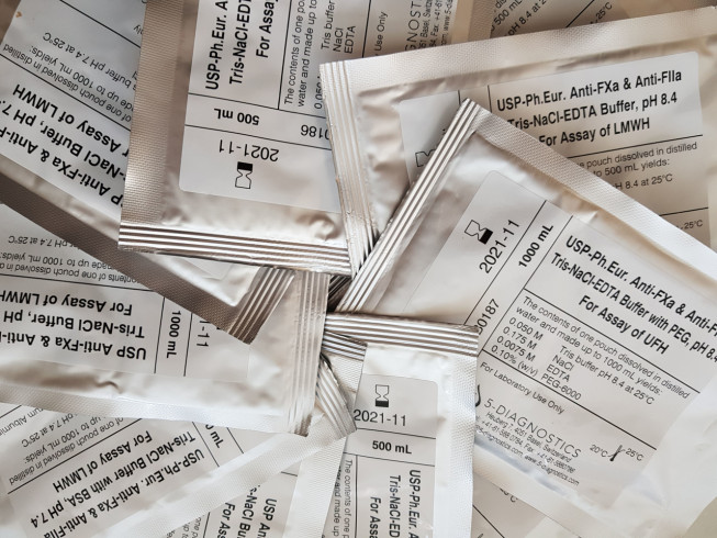 5-BUFFER USP/Ph.Eur. Tris-NaCl-EDTA-PEG-6000 Buffer salts pH 8.4