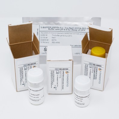 5 TEST USP-UFH Anti-IIa Heparin QC Kit