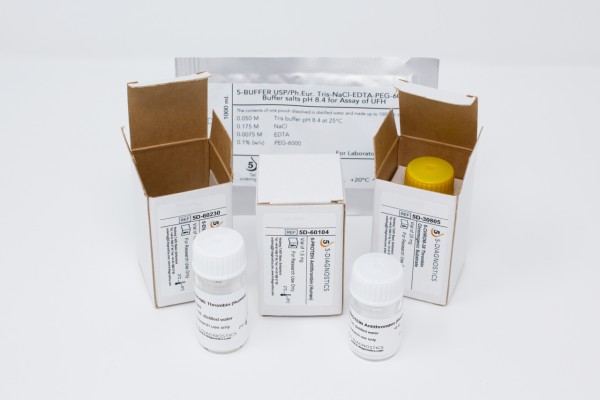 5 TEST USP-UFH Anti-IIa Heparin QC Kit