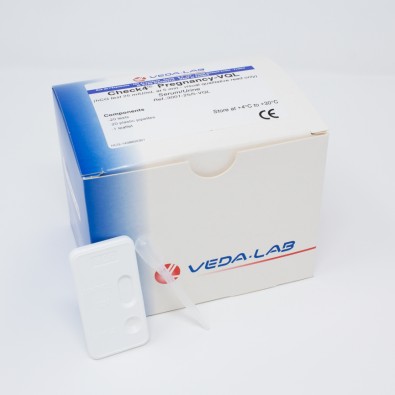Check4® Pregnancy-VQL Cassette (hCG test 25 mIU/ml at 5 min – visual qualitative read only)