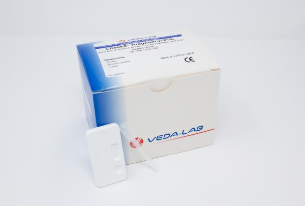 Check4® Pregnancy-VQL Cassette (hCG test 25 mIU/ml at 5 min – visual qualitative read only)