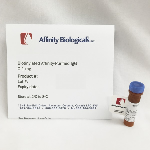 Anti-Human Antithrombin (ATIII) Sheep, affinity purified IgG-Biotin conjugate