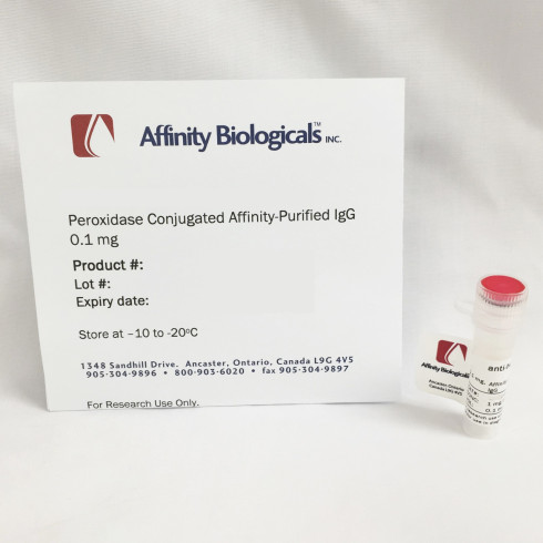 Anti-human fibrinogen Sheep, affinity purified, peroxidase conjugated IgG