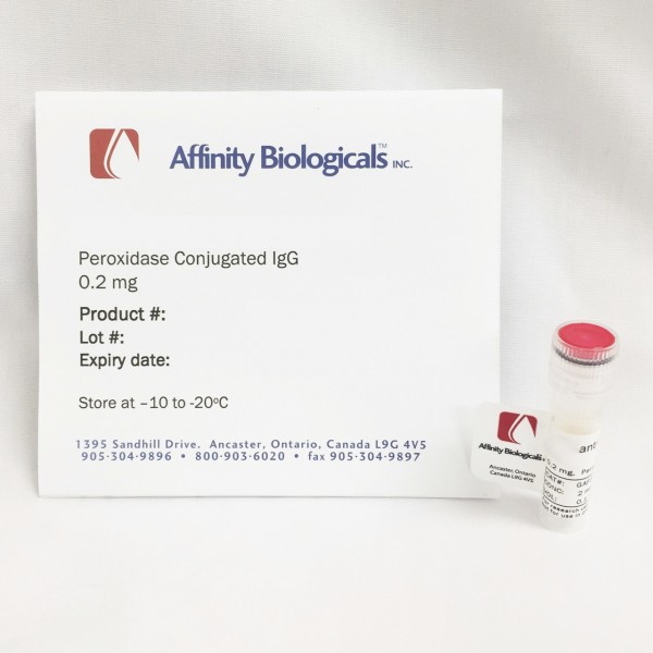 Anti-Human Fibrinogen gamma prime (γ’408-427 spec) Peak 2 Sheep, peroxidase conjugated IgG