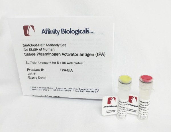 Tissue Plasminogen Activator – Paired Antibody Set for ELISA