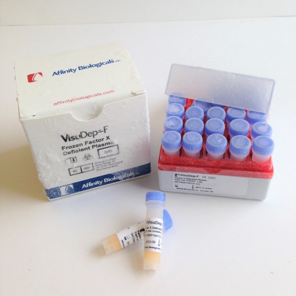 VisuDep-F Frozen Factor X Deficient Plasma (Special Terms Apply*)