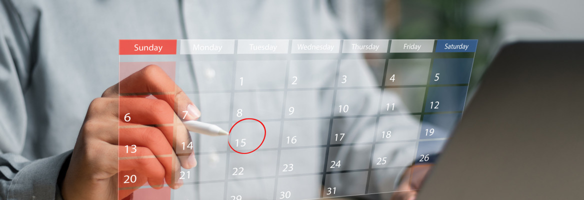 Highlight upcoming events in calendar on interface.